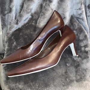 Michelle D Brown low heel